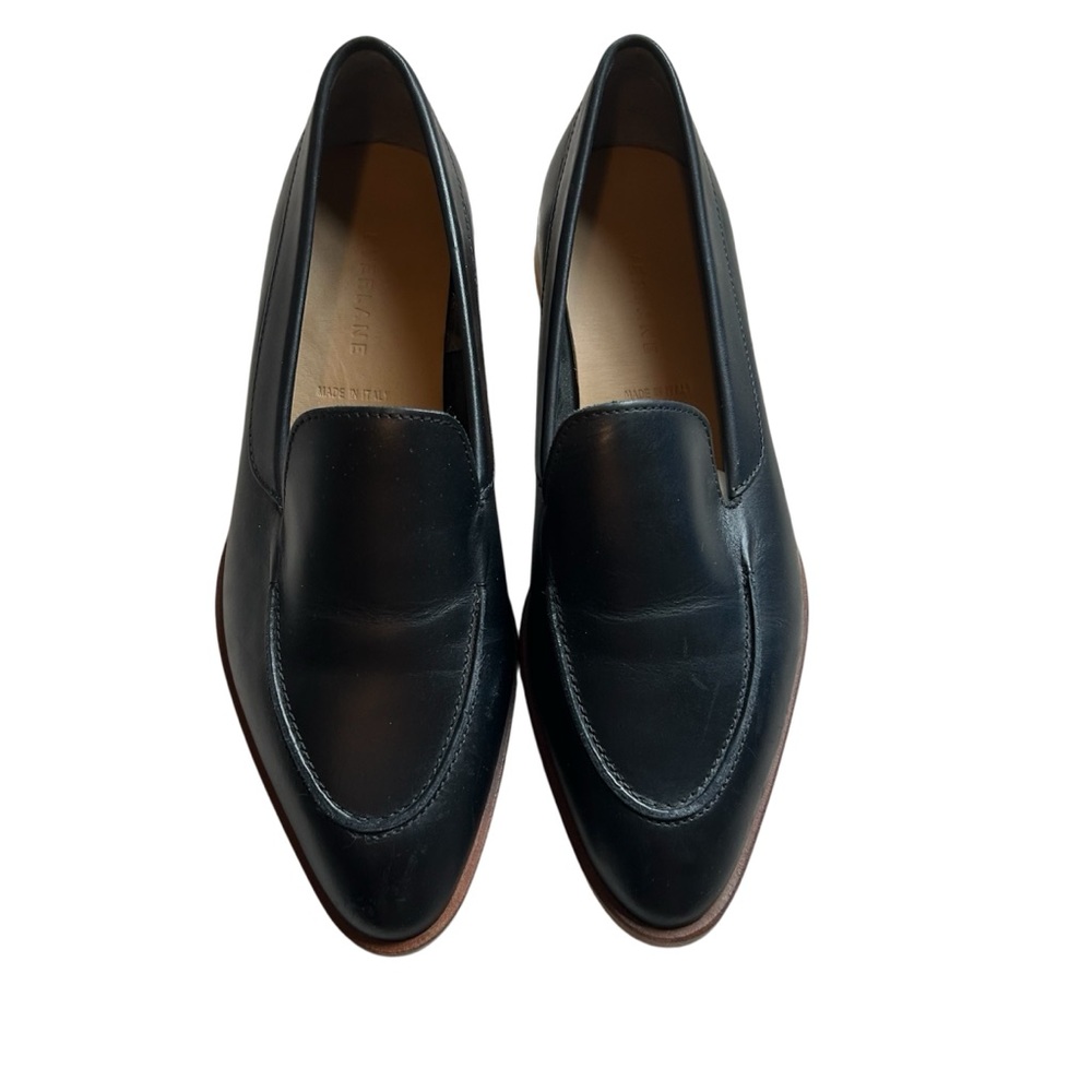 NWOT Everlane The Modern Loafer Black Leather 7 Italy